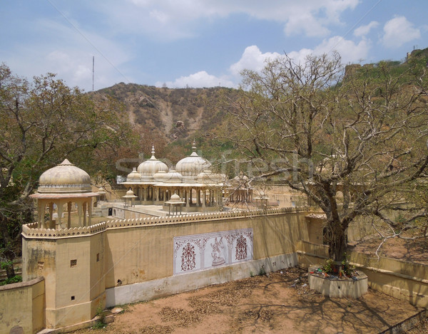 Stock photo: Gaitore Cenotaphs in Jaipur
