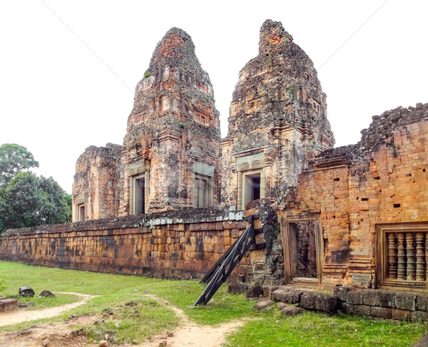 Templo angkor Camboya edificio pared piedra Foto stock © prill