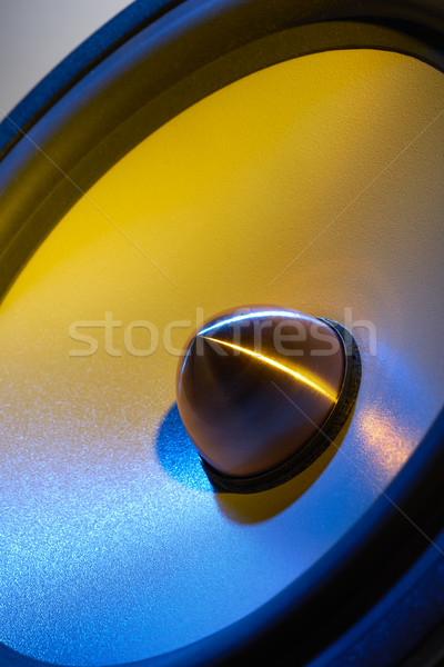 colorful illuminated loudspeaker detail Stock photo © prill