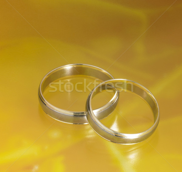 golden wedding rings Stock photo © prill