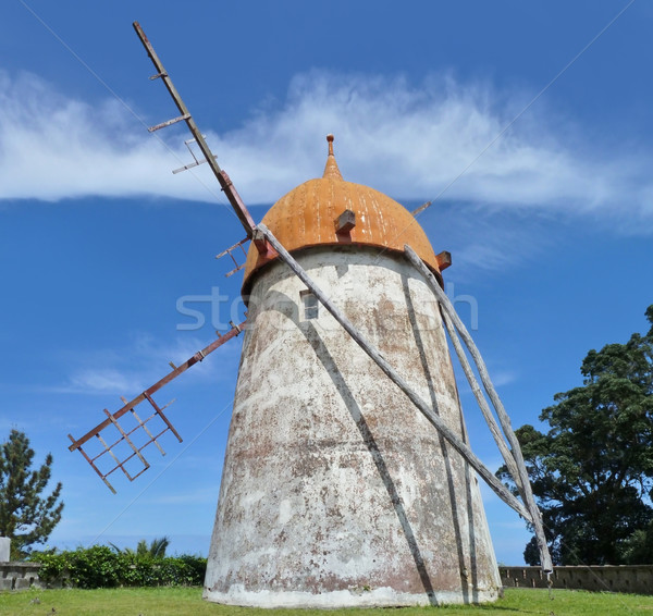 windmill at San Miguel Island Stock photo © prill