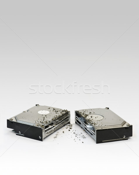 halved hard disk drive Stock photo © prill