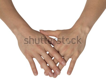 two feminine hands Stock photo © prill