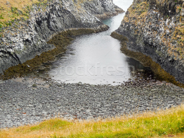 Wybrzeża dekoracje Islandia plaży krajobraz Zdjęcia stock © prill