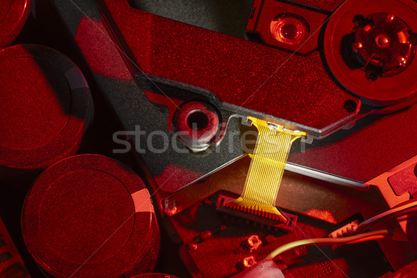 colorful illuminated electronics closeup Stock photo © prill