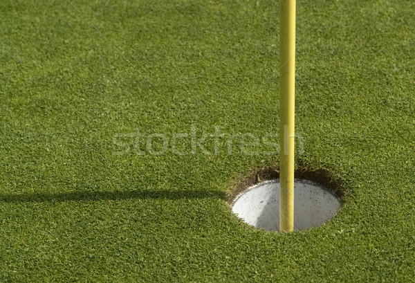 golf hole and stack inside Stock photo © prill