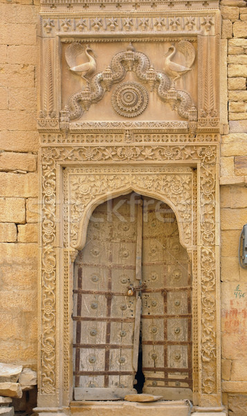 street view of Jaisalmer Stock photo © prill