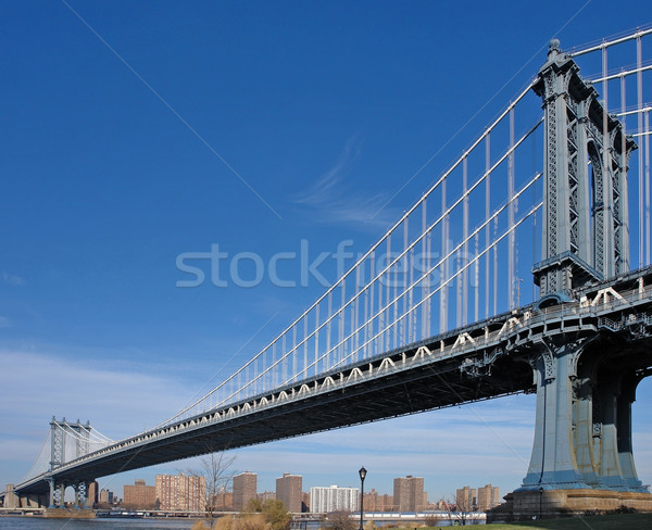 Manhattan Bridge in New York Stock photo © prill