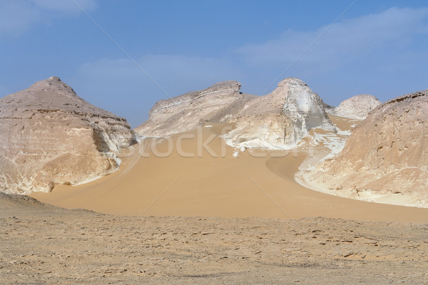 Egypte blanche désert formation rocheuse nature paysage [[stock_photo]] © prill