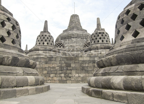 Borobudur in Java Stock photo © prill