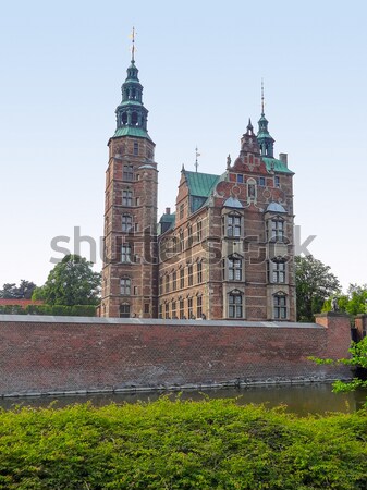 Castillo Copenhague ciudad Dinamarca paisaje urbano ciudad Foto stock © prill