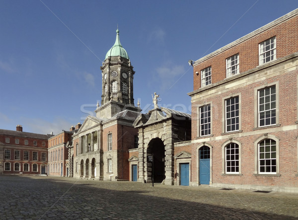 Dublin Burg Irland Haus Stadt Gebäude Stock foto © prill