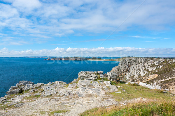 Pointe de Pen-Hir in Brittany Stock photo © prill