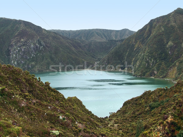 Stok fotoğraf: Manzara · doğa · manzara · yeşil · mavi · kaya