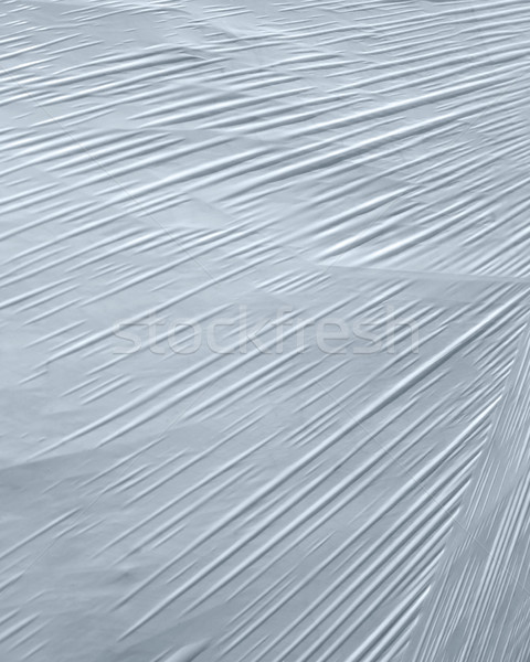 wrapped white plastic foil detail Stock photo © prill