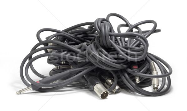 audio cable clew Stock photo © prill