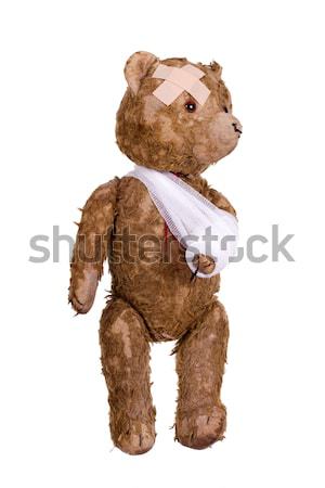 Stock photo: diseased teddybear