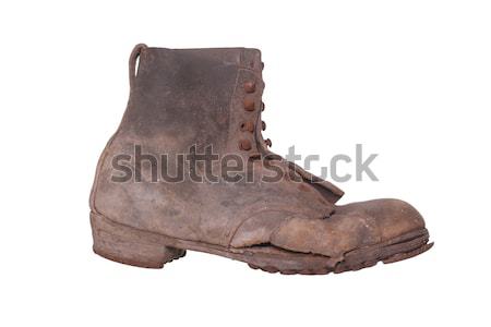 dirty boot with steel shoe sole Stock photo © pterwort