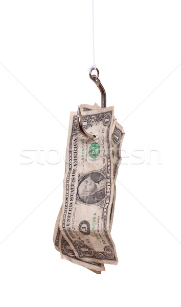 dollars on fishhook Stock photo © pterwort