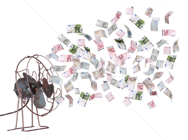 old ventilator and european banknotes Stock photo © pterwort