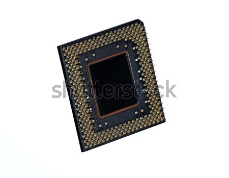 semiconductor with lot of pins Stock photo © pterwort