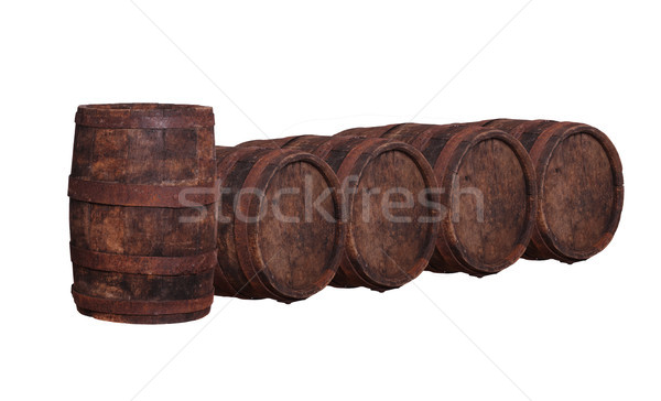wooden barrels Stock photo © pterwort