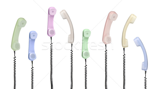 old colored handsets Stock photo © pterwort