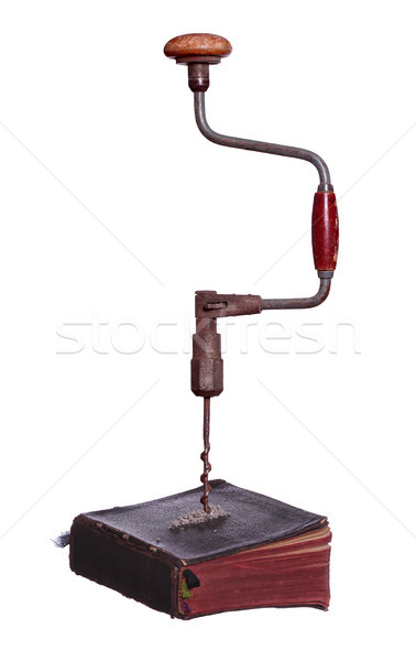 old hand brace Stock photo © pterwort