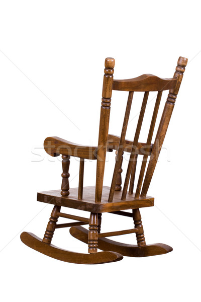 古い 木製 ロッキングチェア 椅子 家具 白 ストックフォト © pterwort