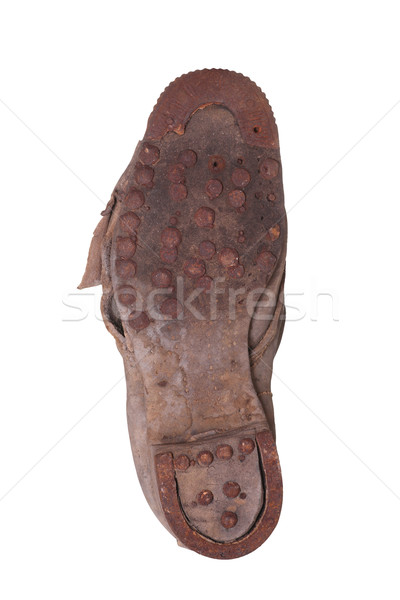 shoe sole with steel of an old boot Stock photo © pterwort