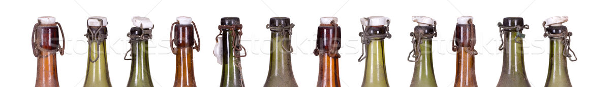 Starych zakurzony butelek projektu tle szampana Zdjęcia stock © pterwort