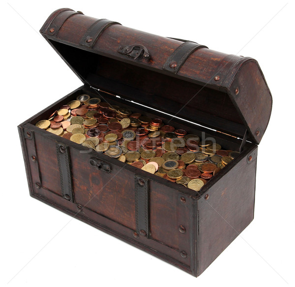 treasure chest with coins Stock photo © pterwort