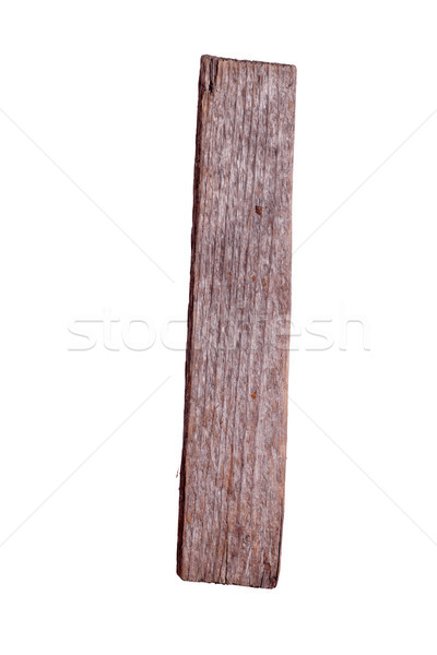 Stock photo: old wooden plank