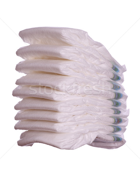 Couche fond blanche sous-vêtements sécurité Photo stock © pterwort