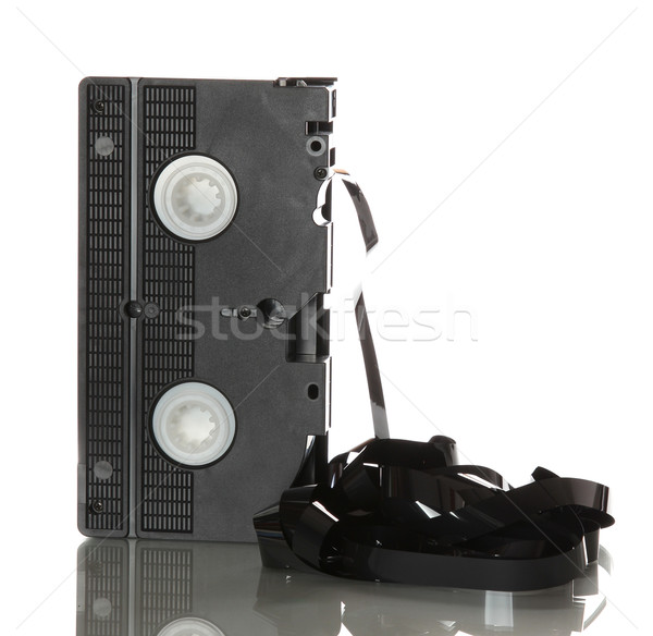 videotape with damaged ribbon Stock photo © pterwort