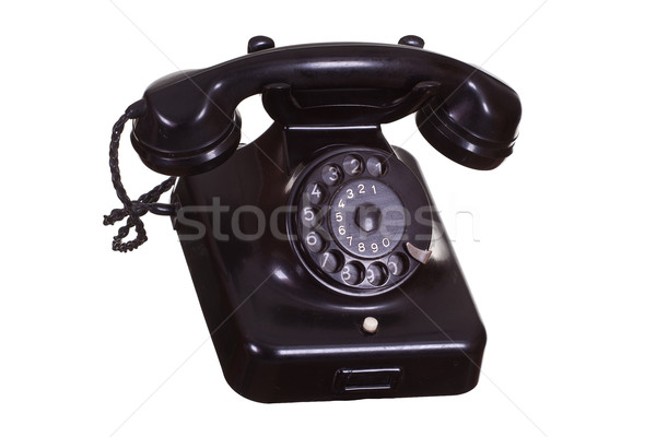 old black phone Stock photo © pterwort