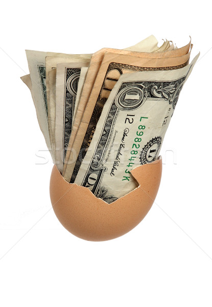 bank notes in eggshell Stock photo © pterwort