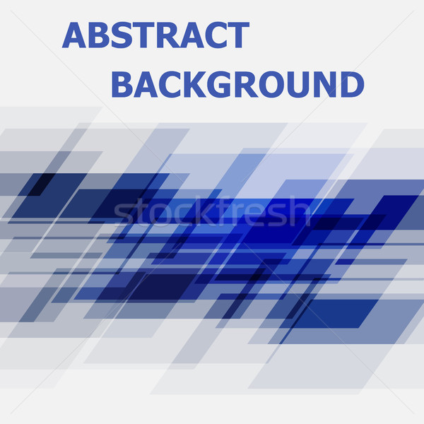Abstract blue geometric overlapping design background Stock photo © punsayaporn