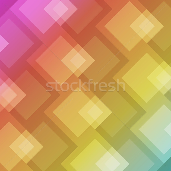 Abstract square shape on colorful background Stock photo © punsayaporn