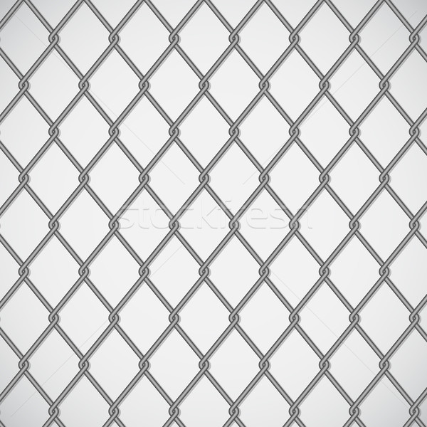 Wire fence on white background Stock photo © punsayaporn