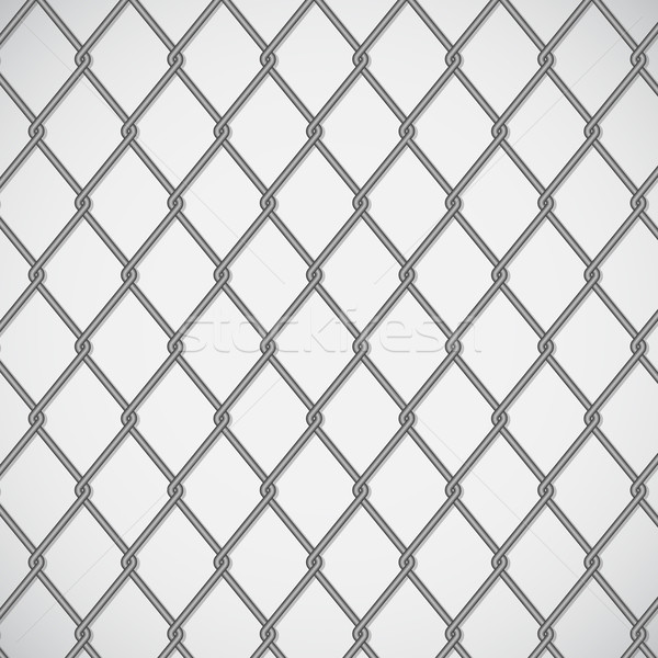 Wire fence on white background Stock photo © punsayaporn