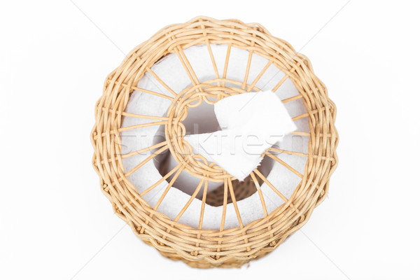 Craft weave tissue paper box Stock photo © punsayaporn