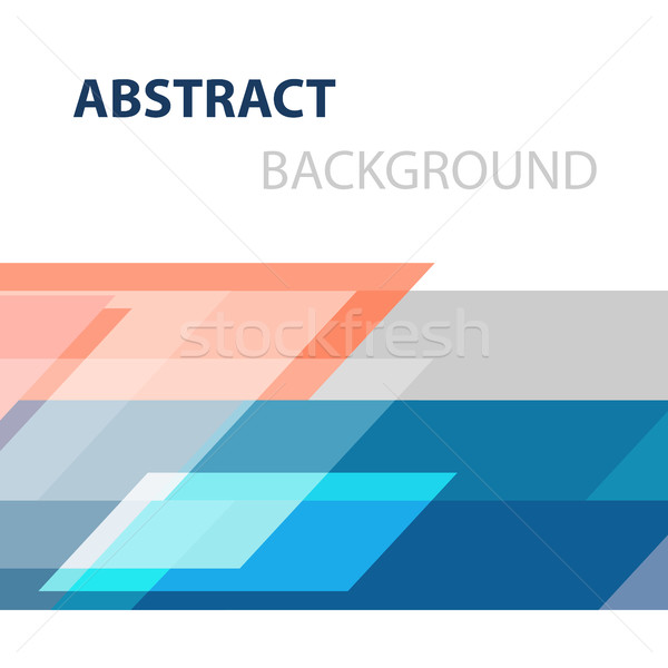 Geometric overlapping business abstract background Stock photo © punsayaporn