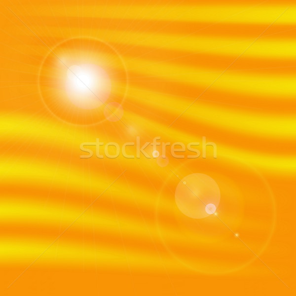 Background texture with warm sun and lens flare Stock photo © punsayaporn