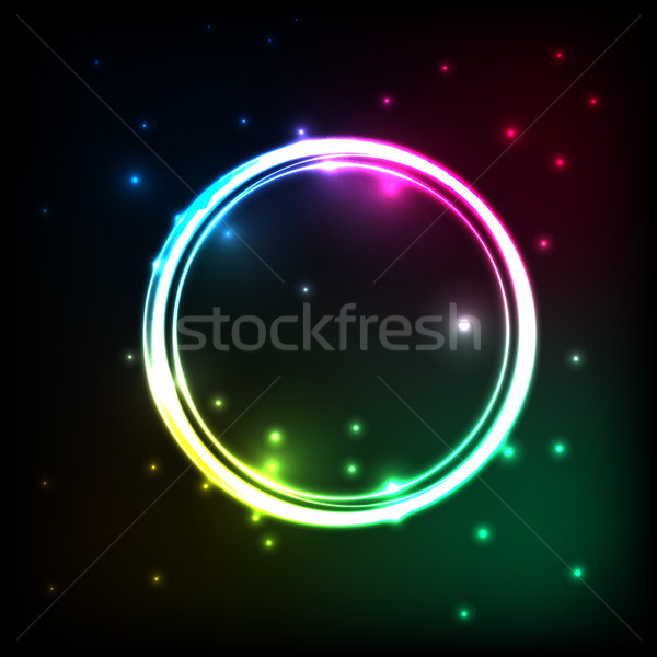 Abstrato colorido círculos plasma estoque vetor Foto stock © punsayaporn