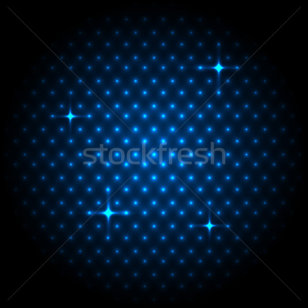 Abstract global with blue dots background Stock photo © punsayaporn