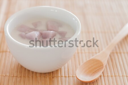 Tajska deser mąka mleko kokosowe czas Fotografia Zdjęcia stock © punsayaporn
