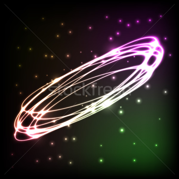 Abstract colorful plasma background with ovals Stock photo © punsayaporn