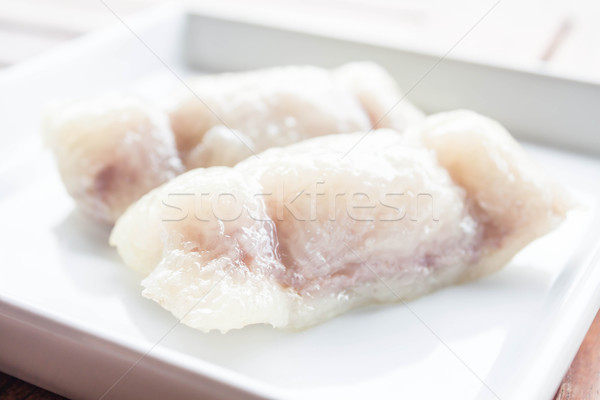 Close up bunch of mush with banana filling Stock photo © punsayaporn