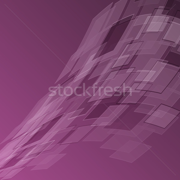 Abstract viola geometrica stock vettore luce Foto d'archivio © punsayaporn